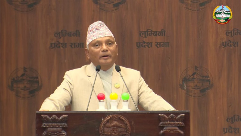 लुम्बिनीका मुख्यमन्त्री महराले पदबाट दिए राजीनामा