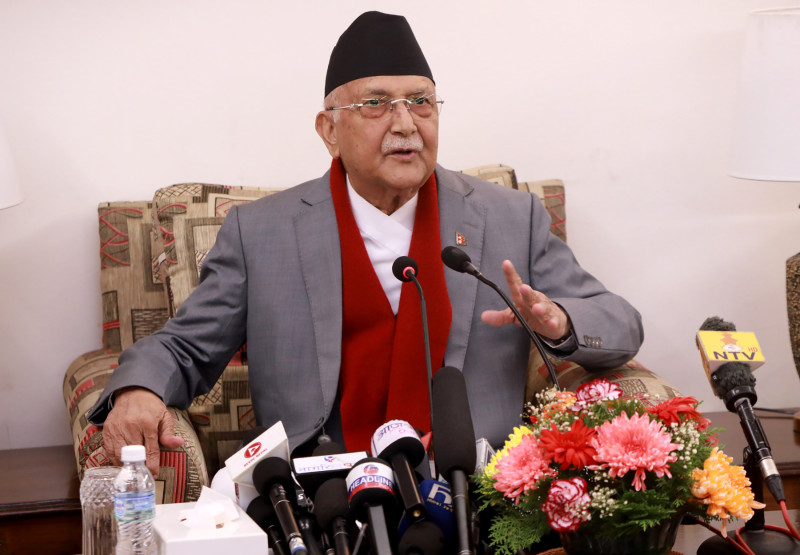 नेपाल–चीन सम्बन्ध अझ प्रगाढ भएको छ : प्रधानमन्त्री ओली