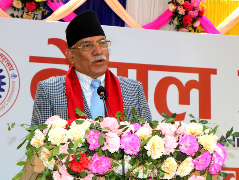 अर्थतन्त्रलाई बलियो बनाउन सामूहिक प्रयासको खाँचो छः प्रचण्ड