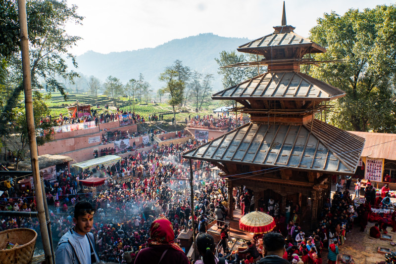 आज सोमबारे औँसी, बिहानै नबोली स्नान गरिँदै
