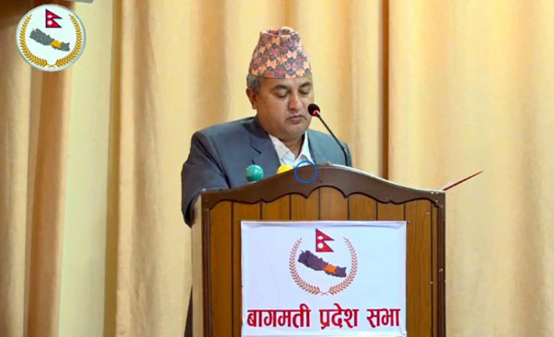 बागमतीका मुख्यमन्त्री जम्कट्टेलले दिए राजीनामा