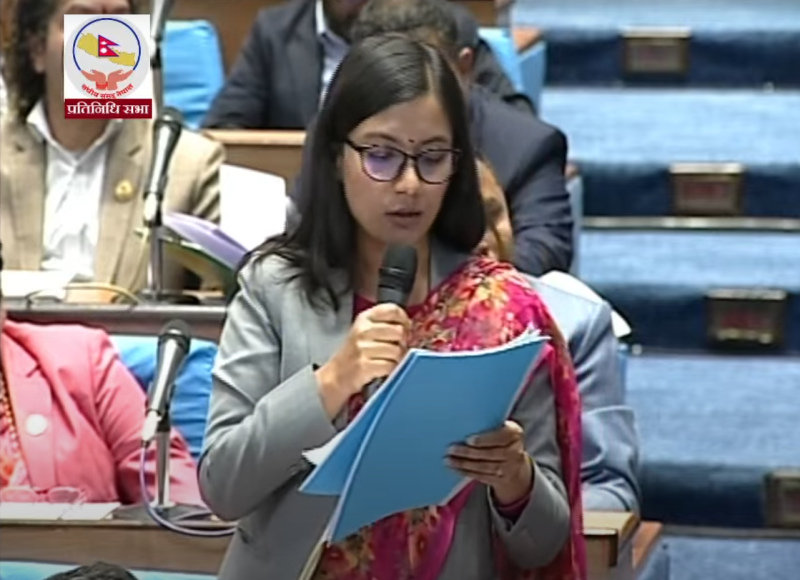 संसद्मा सोबिता गौतमको गुनासो— निर्वाचन क्षेत्र जाँदा ममाथि दुर्व्यवहार भयो