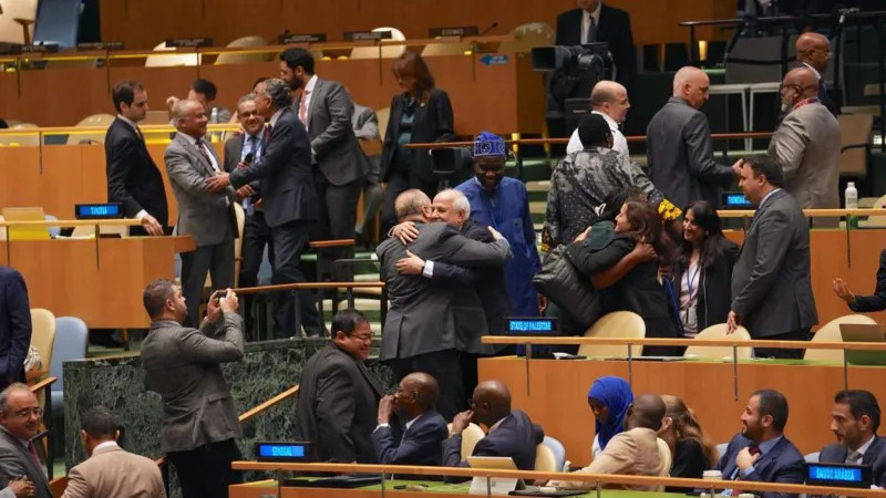 प्यालेस्टिनी भूमिबाट इजरायल हट्नुपर्ने प्रस्ताव राष्ट्रसङ्घबाट पारित, नेपालसहित ४३ देश तटस्थ