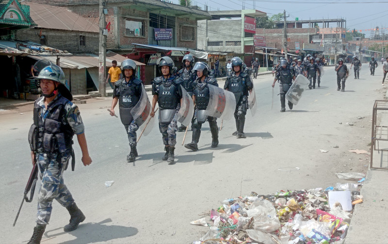 भूकम्पको क्षति बुझ्न २५ सय प्रहरी परिचालन