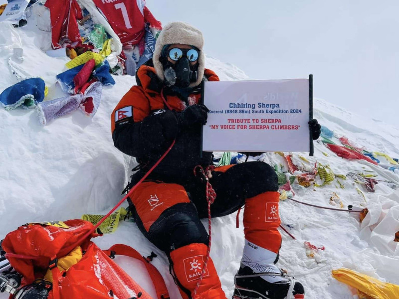 सगरमाथा आरोहणपछि शेर्पाले अघि सारिन् यस्ता माग 
