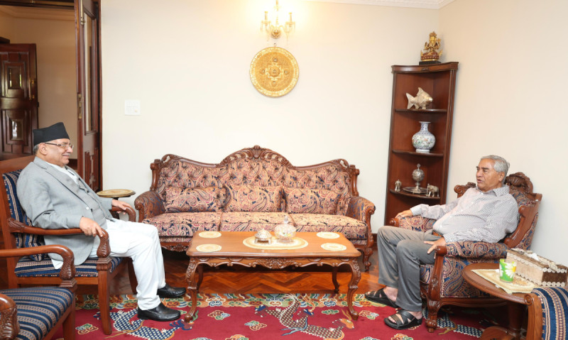 देउवालाई भेट्न बूढानीलकण्ठ पुगे प्रधानमन्त्री प्रचण्ड