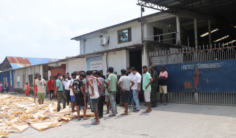 छाला उद्योगको दुर्गन्धले बिरामी हुन थालेपछी स्थानीय आन्दोलित