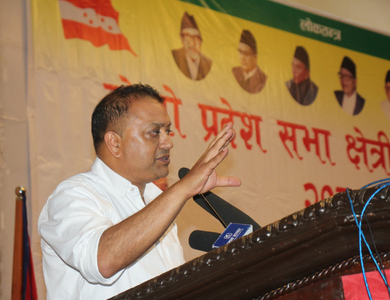 आगामी निर्वाचनसम्म कांग्रेस सरकारमा जानुहुँदैनः महामन्त्री थापा