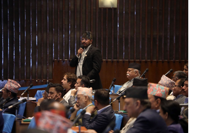 संसद्मा उठ्यो अमेरिकाले सन्दीपलाई भिसा नदिएको विषय