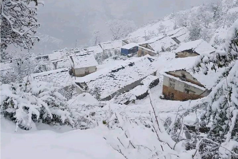 सुदूरपश्चिममा दोस्रो पटक हिमपात