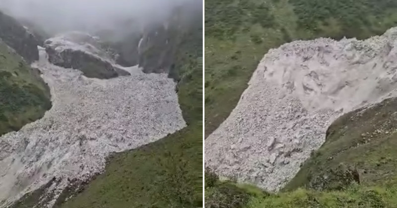 मुस्ताङको थासाङमा पुनः गयो हिउँपहिरो, बोक्सीखोला थुनियो