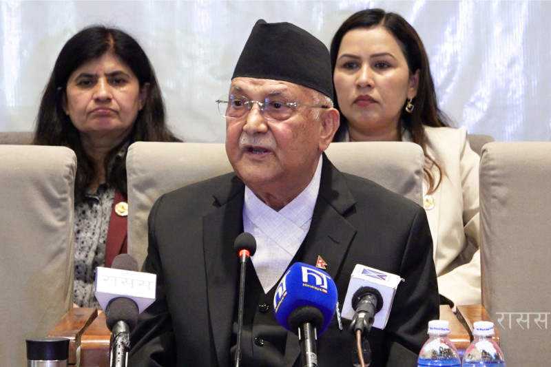 बजेटप्रति ओलीको असन्तुष्टि, खुला छलफल गर्न सांसदहरूलाई निर्देशन 