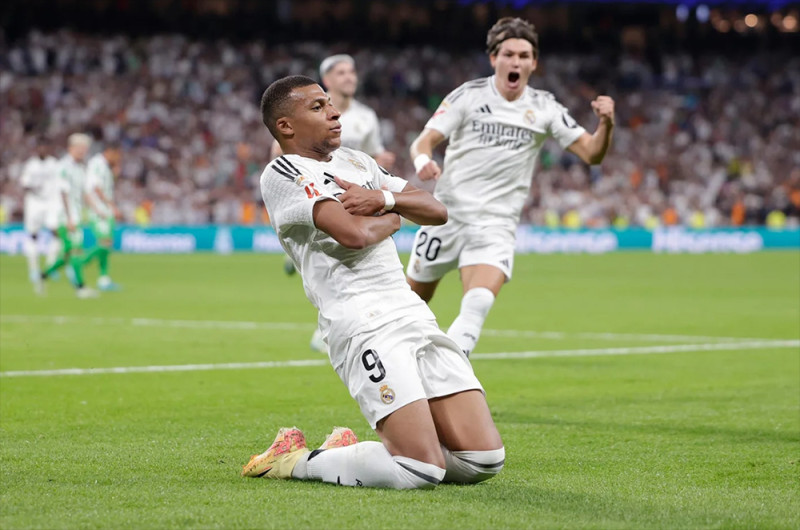 एमबाप्पेको २ गोलमा रियल मड्रिडको सहज जित