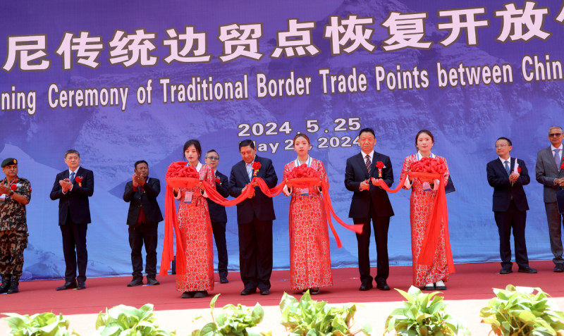 एकसाथ खुले चीनसँग जोडिएका १४ व्यापारिक नाका