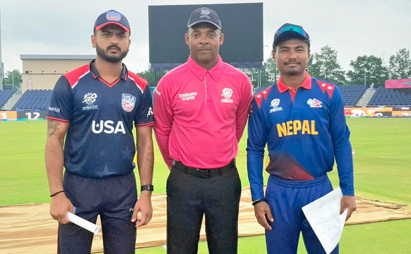 नेपाल र अमेरिकाबीचको 'वार्मअप' खेल रद्द 