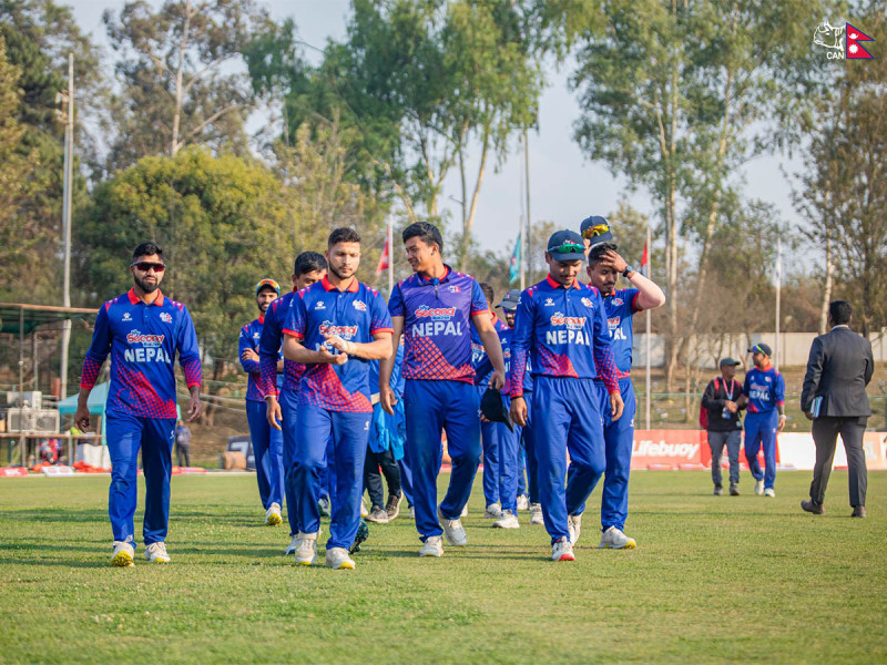 नेपालले ओमान र क्यानडाविरुद्व खेल्ने एकदिवसीय र टी२० को खेल तालिका सार्वजनिक