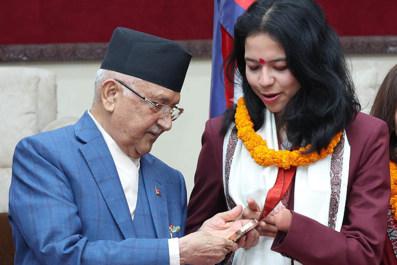 पलेशालाई सरकारले दिने ६५ लाख नगद पुरस्कार आज प्रदान गरिदै