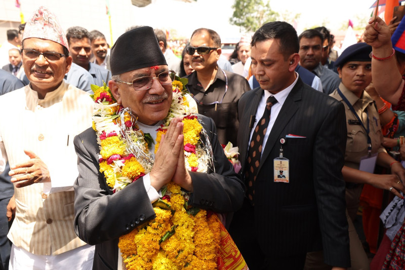 इन्दोरमा प्रधानमन्त्री प्रचण्ड [तस्बिरहरू]