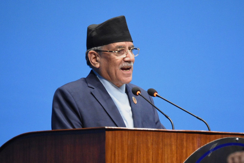 १८ महिनामा पाँचौँपटक विश्वासको मत लिँदै प्रधानमन्त्री प्रचण्ड