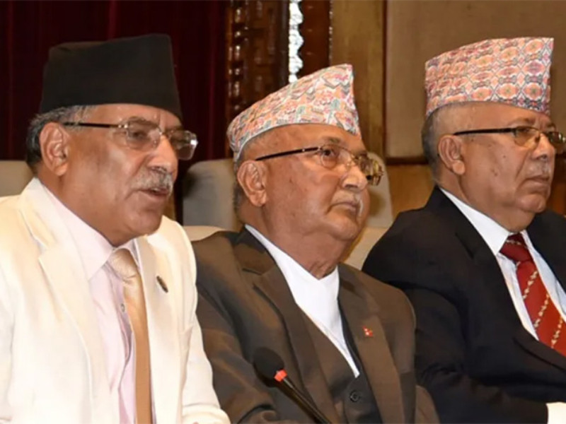 देउवासँगको भेटपछि पुनः प्रचण्ड, ओली र माधव नेपालबीच छलफल