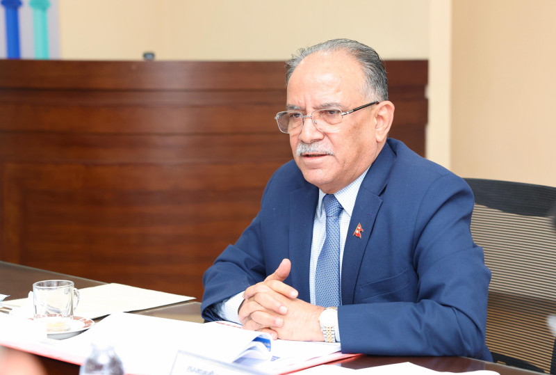 संविधानलाई अझ विकसित र परिमार्जित गर्दै जानुपर्ने आवश्यकता छ: प्रचण्ड