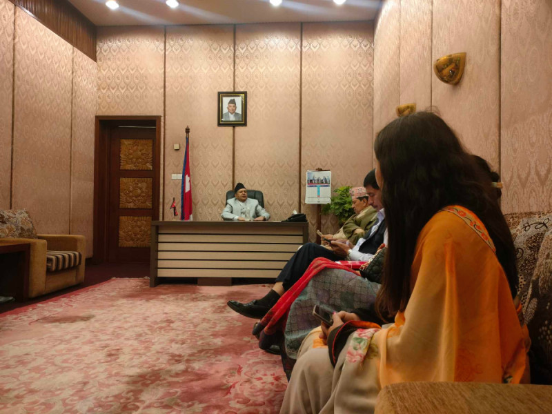 विपक्षी दल र कार्यदलको निर्णयको पर्खाइमा सभामुख घिमिरे 