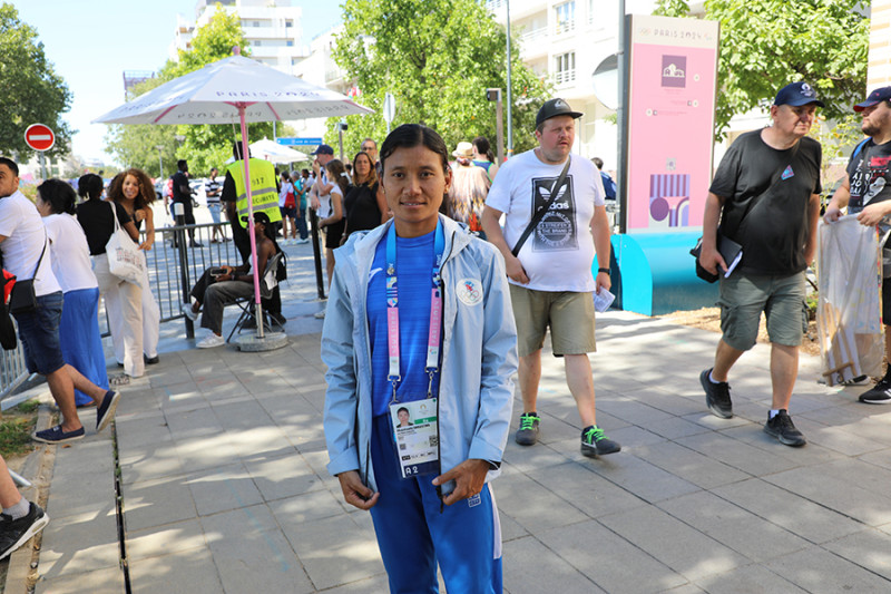 पेरिस ओलम्पिकमा आज सन्तोषीले म्याराथनमा प्रतिस्पर्धा गर्दै