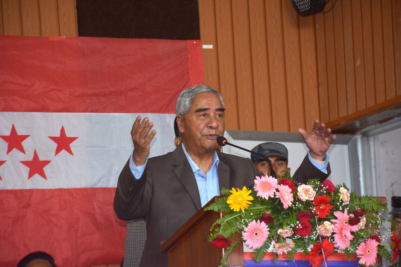 सरकारप्रति जनताको कुनै असन्तुष्टि छैन : सभापति देउवा