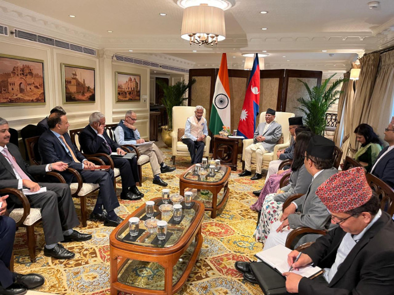 नेपाल–भारतबीचको सम्झौता कार्यान्वयनमा भारत गम्भीरतापूर्वक लागेको छः एस जयशंकर 