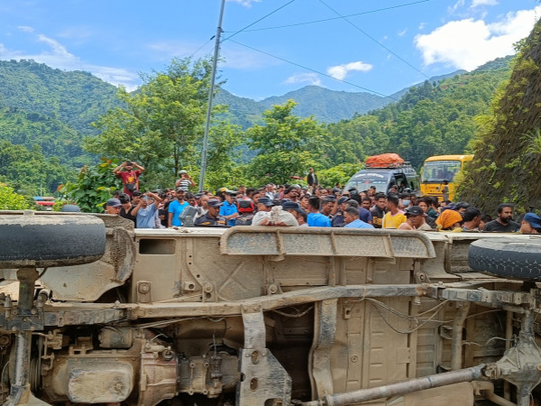 सिन्धुलीमा जीप दुर्घटना, २ जनाको मृत्यु