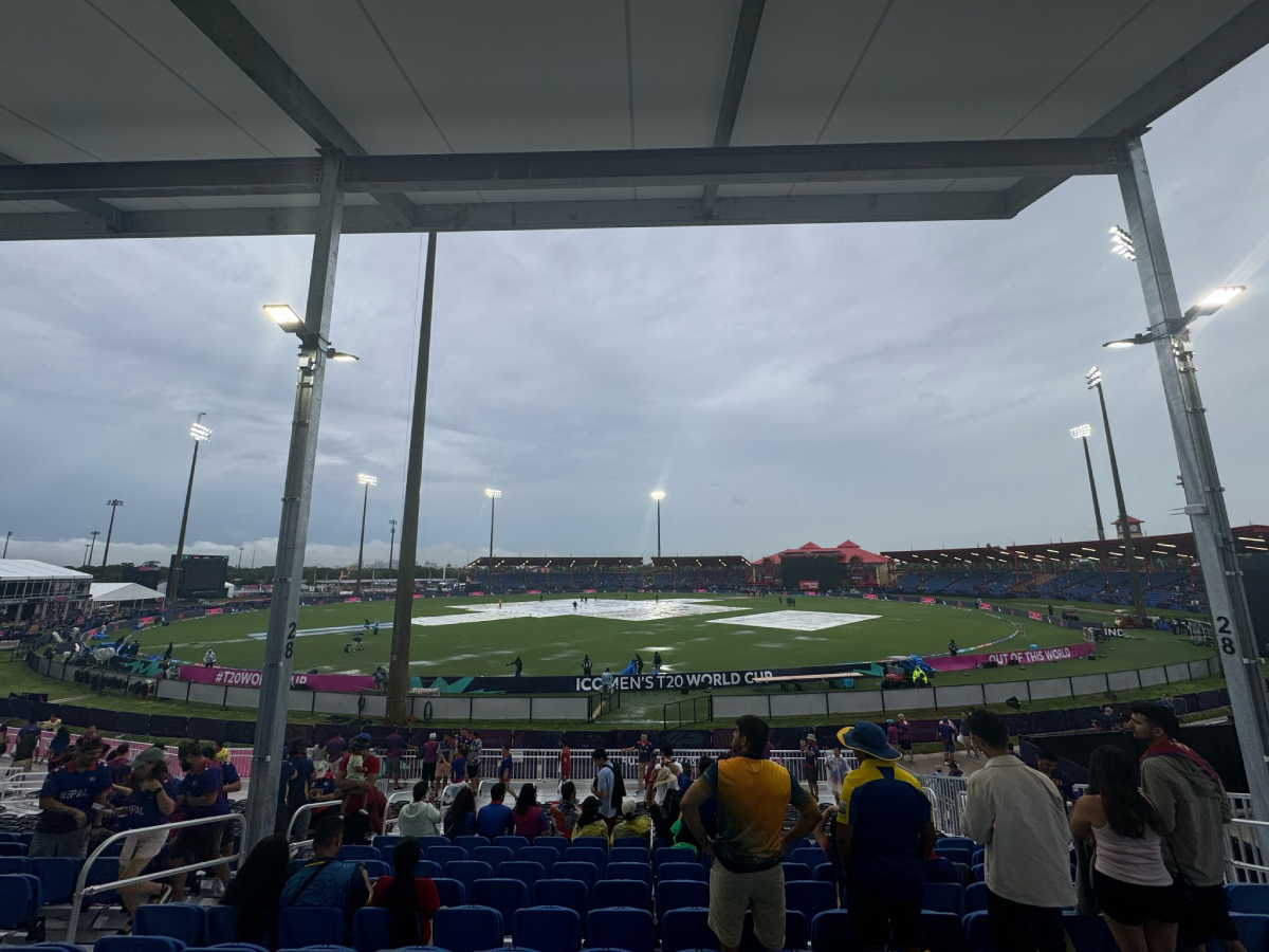 नेपाल र श्रीलङ्काको खेलमा वर्षा बाधक