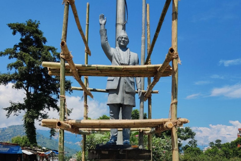 १५ लाख खर्चेर बीपी कोइरालाको सालिक निर्माण