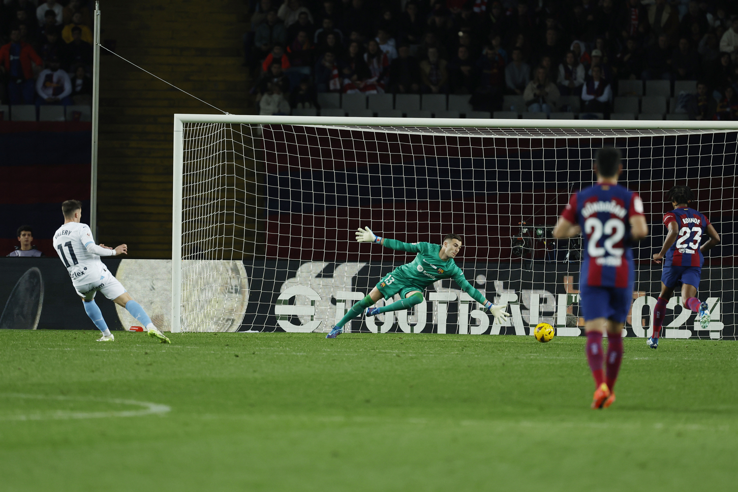 बार्सिलोनालाई पराजित गर्दै जिरोना ला लिगाको शीर्ष स्थानमा