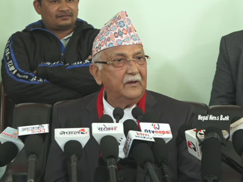 राजनीति फोहोरी खेलतर्फ लाग्यो : एमाले अध्यक्ष ओली