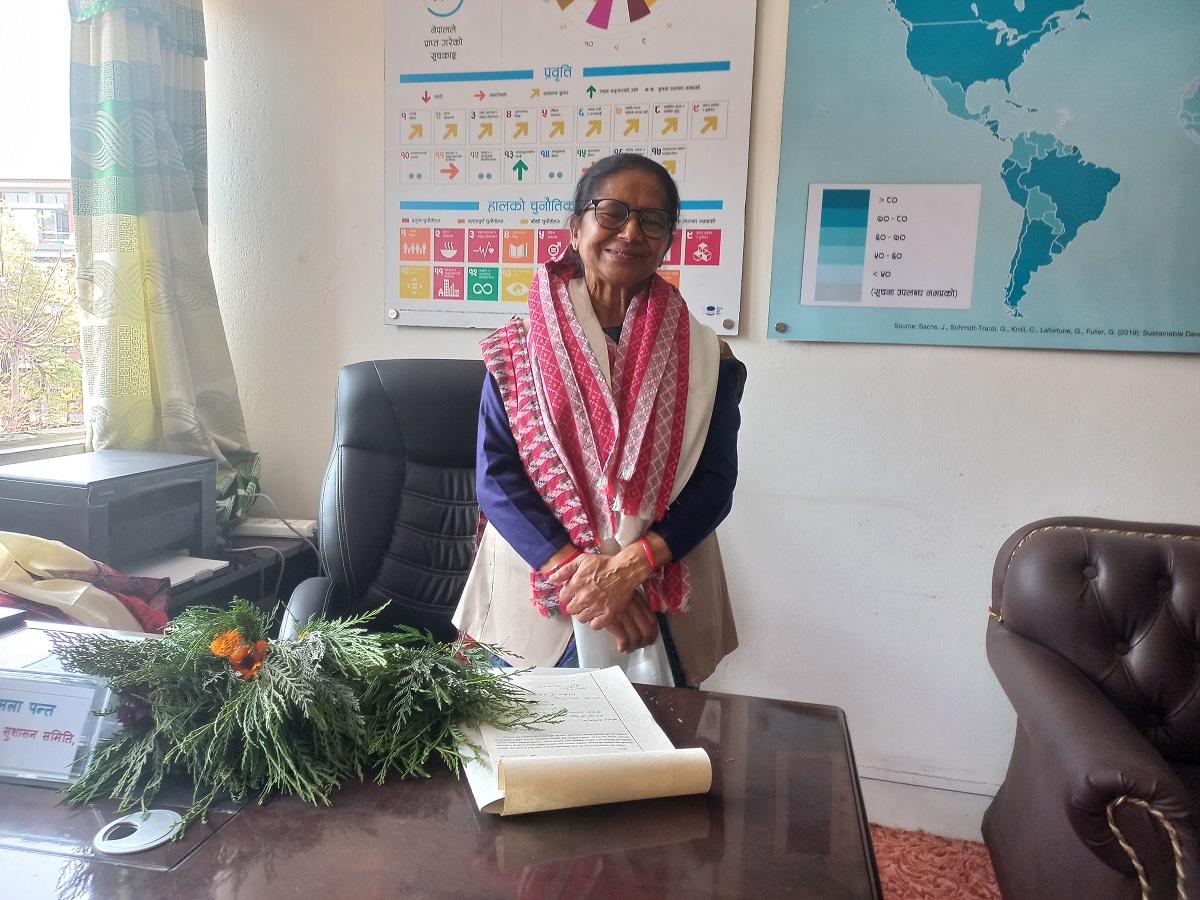 विकास, आर्थिक मामिला तथा सुशासन समितिको सभापतिमा पन्त चयन