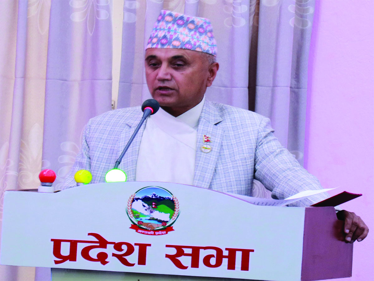 गण्डकीका मुख्यमन्त्री अधिकारीले मागे विश्वासको मत 