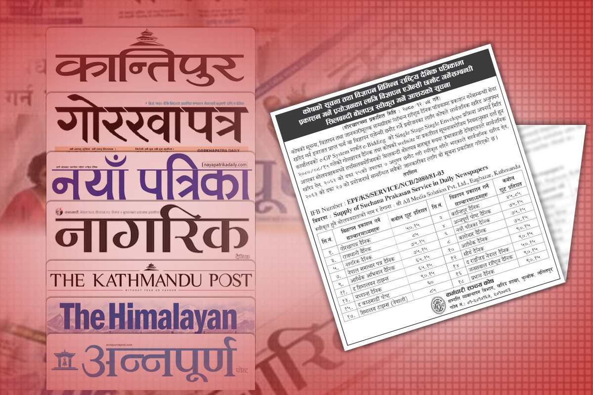 ‘आफ्नै खुट्टामा बञ्चरो’ हान्ने प्रतिस्पर्धामा किन उत्रिए राष्ट्रिय दैनिक?