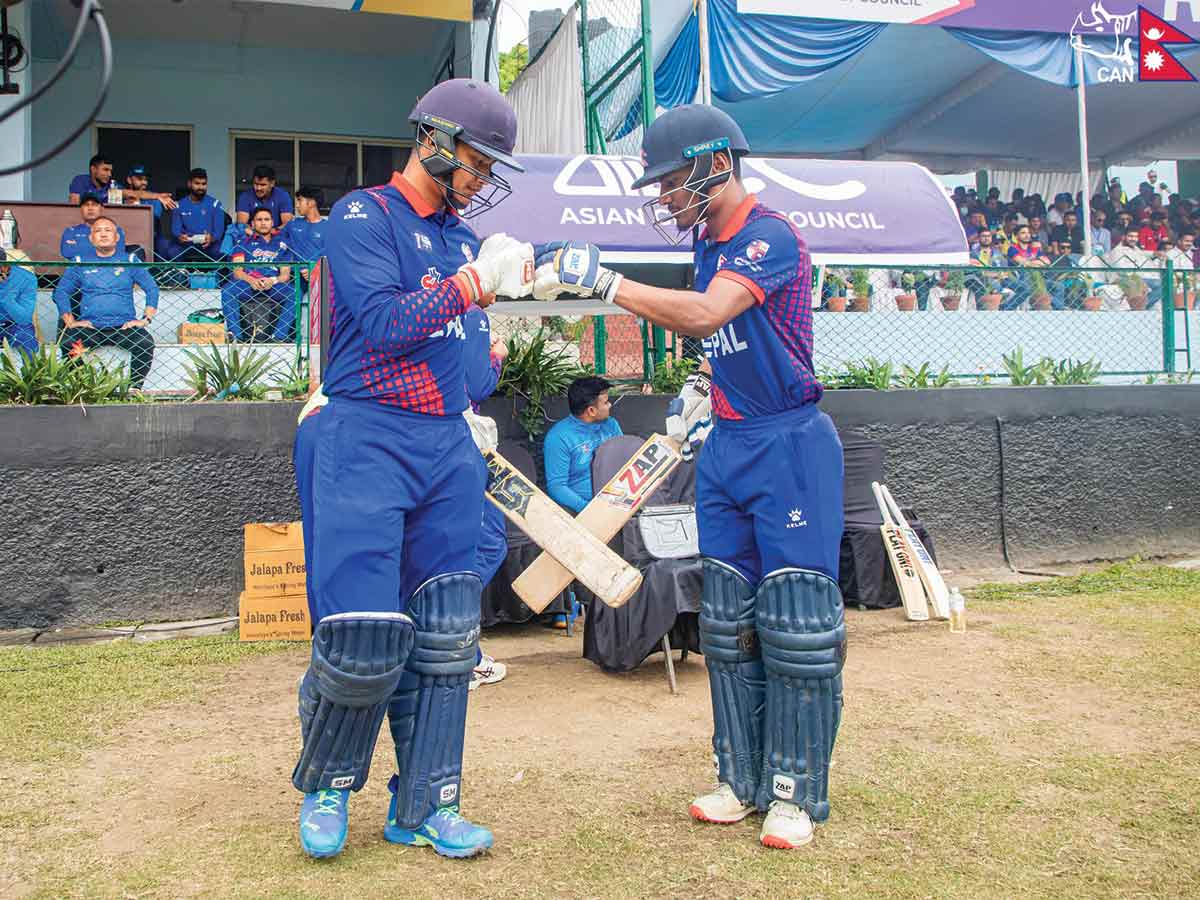 नेपालले कुवेतलाई दियो २८२ रनको लक्ष्य