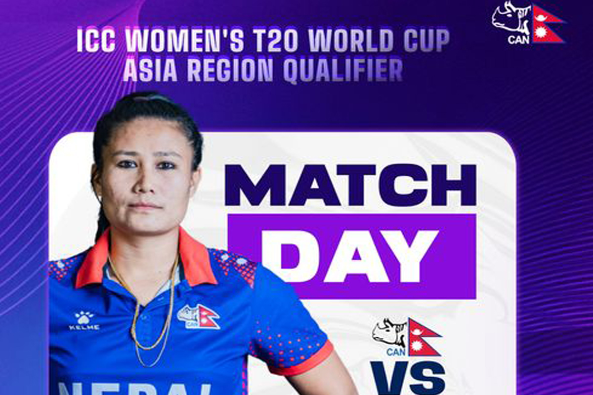 आईसीसी महिला टि–२० विश्वकप एसिया छनोट, नेपाल ब्याटिङ गर्दै