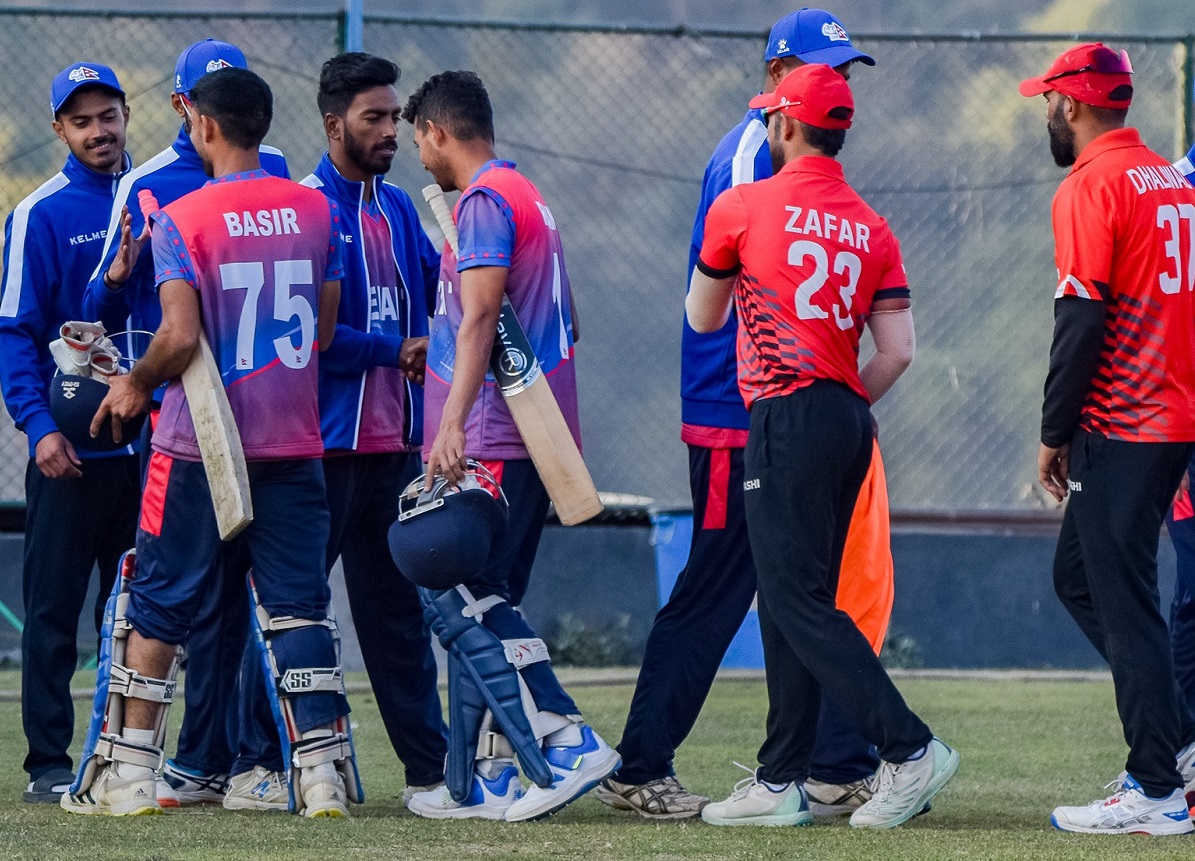 क्यानडा ११ विरुद्ध नेपाल ‘ए’को रोमाञ्चक जित, सिरिजमा १–१ को बराबरी