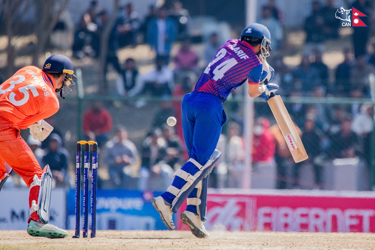 नेपालले नेदरल्याण्डलाई दियो १७३ रनको चुनौती