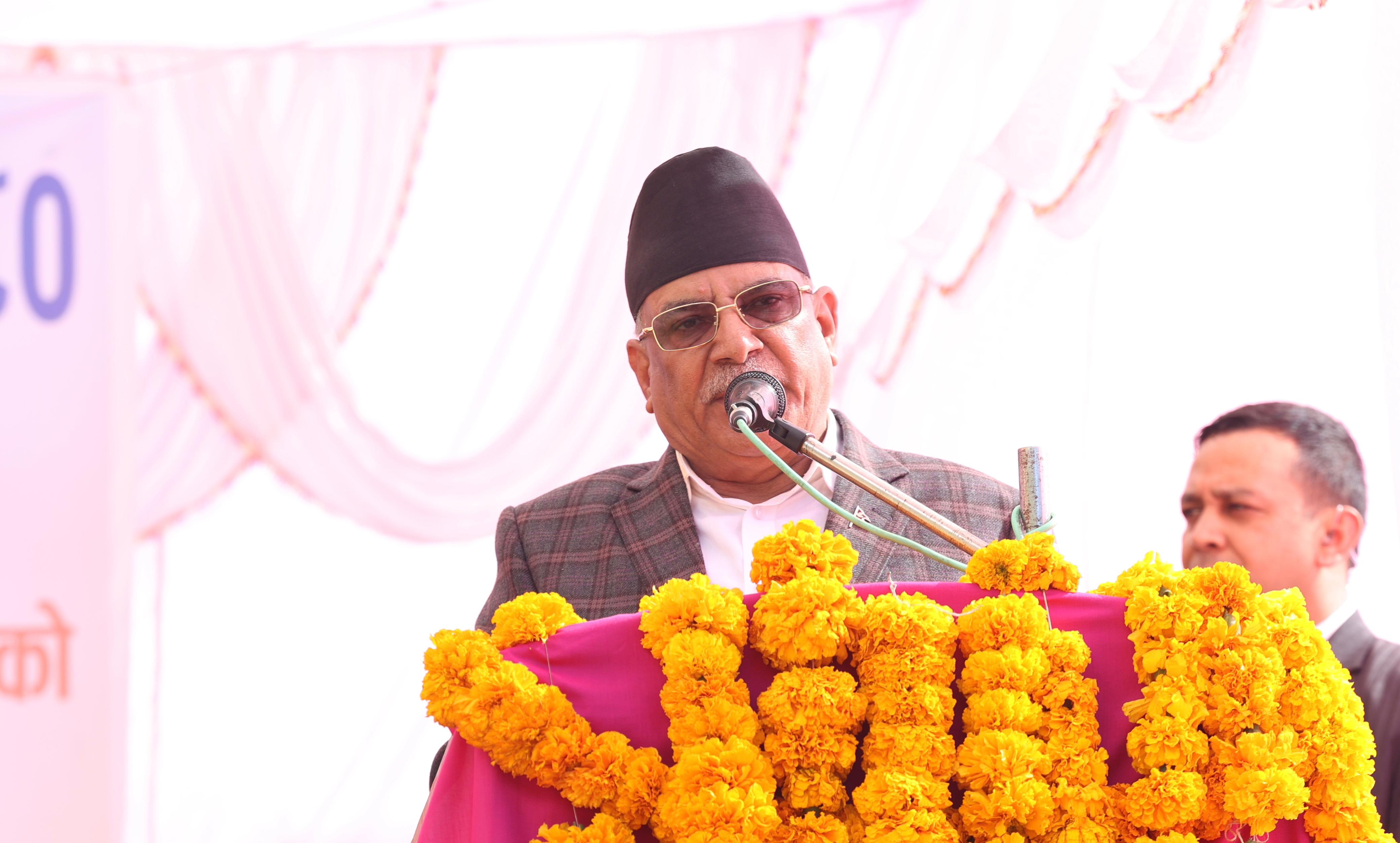 रुकुम पुगेर प्रधानमन्त्री प्रचण्डले भने, ‘गठबन्धनको एकता र सहकार्य कसैले तोड्न सक्दैन, भ्रम नपाल्दा हुन्छ’