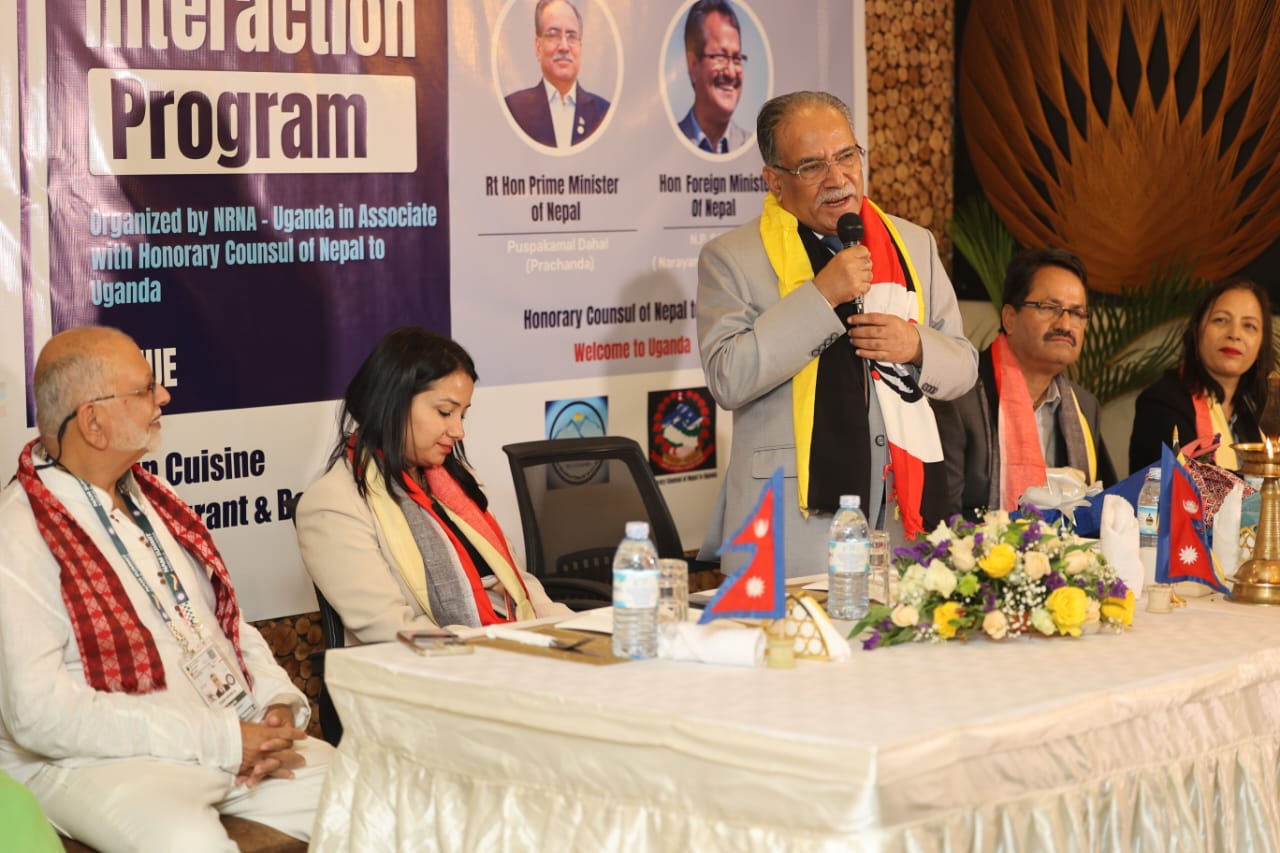 युगान्डामा रहेका नेपालीहरूसँग प्रधानमन्त्रीले गरे अन्तरक्रिया