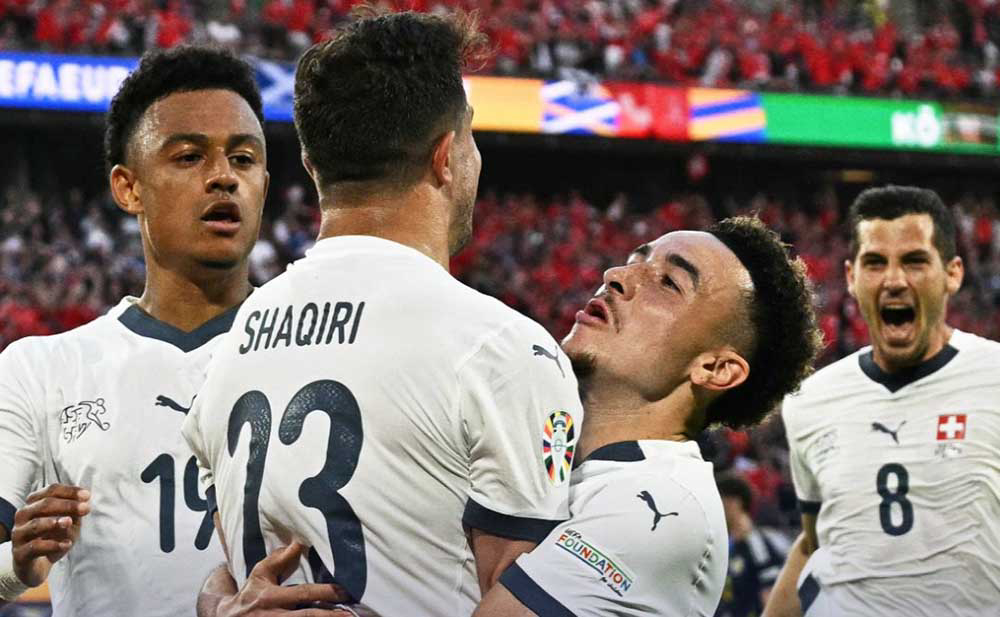 युरोकप: स्विट्जरल्याण्ड र स्कटल्याण्ड बराबरीमा रोकिए