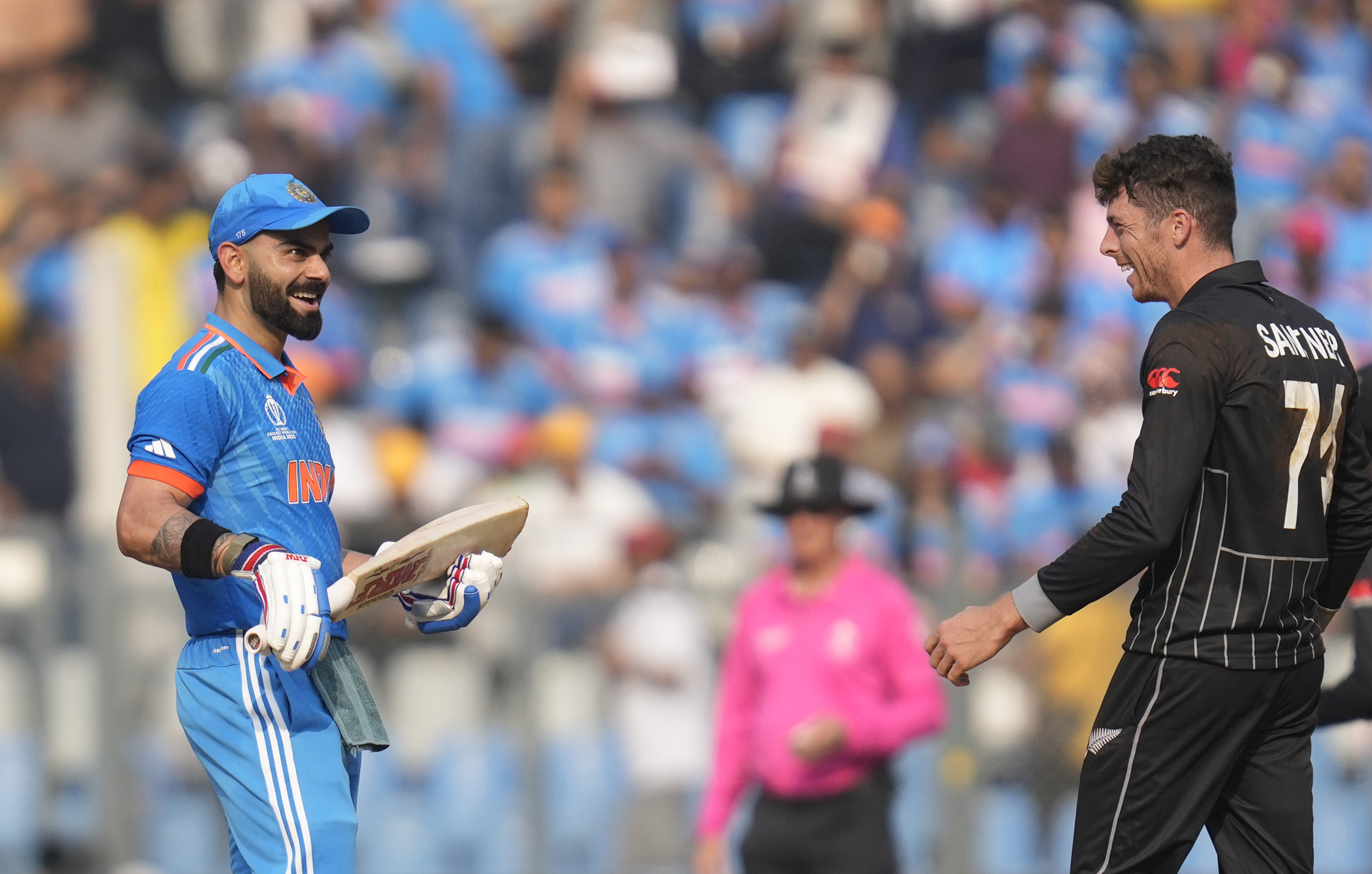 भारतले न्युजिल्यान्डलाई दियो ३९८ रनको विशाल लक्ष्य