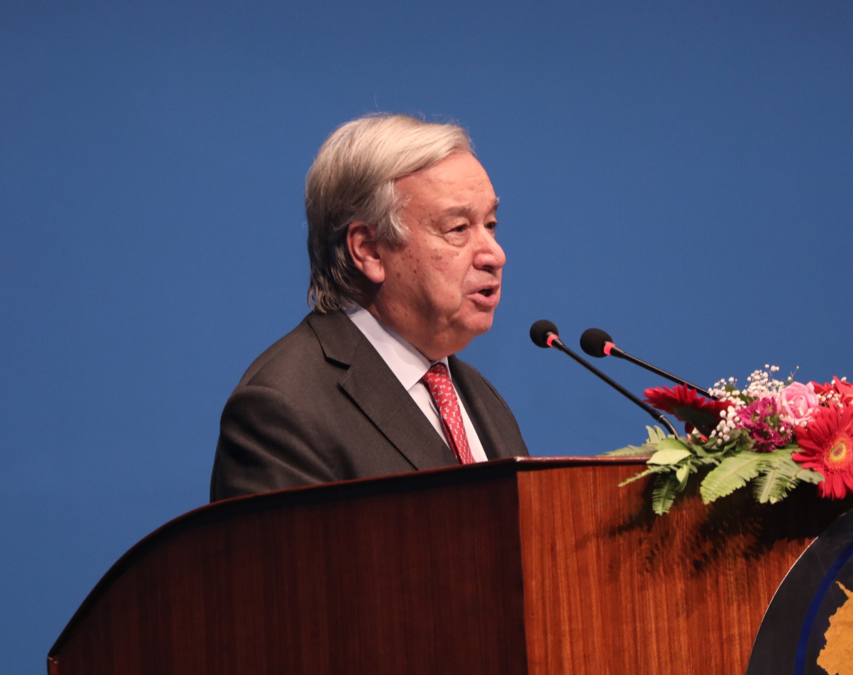 रोष्टममा उभिए गुटेरेस भने- सङ्क्रमणकालीन न्यायको विषय जटिल छ, तपाईंहरू एक्लै हुनुहुन्न [पूर्णपाठसहित]