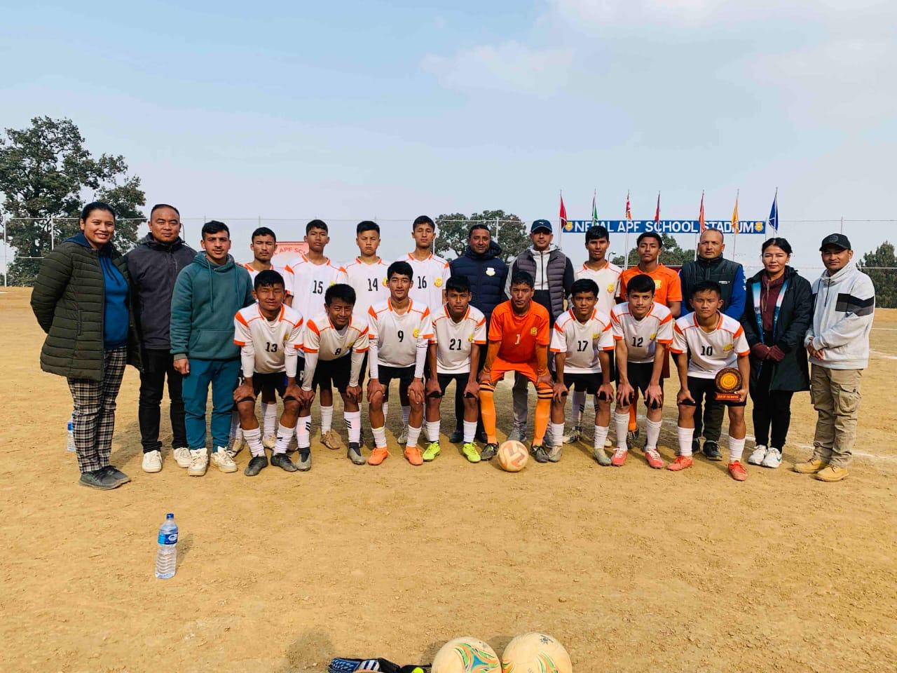 सशस्त्र प्रहरी महानिरीक्षक रनिङ ट्रफी : राई स्कुल, ब्राइट होराइजन र एपीएफ विजयी