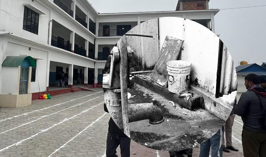 हाइड्रोजन ग्यास सिलिन्डर पड्‌किँदा झापामा दुई जना घाइते 