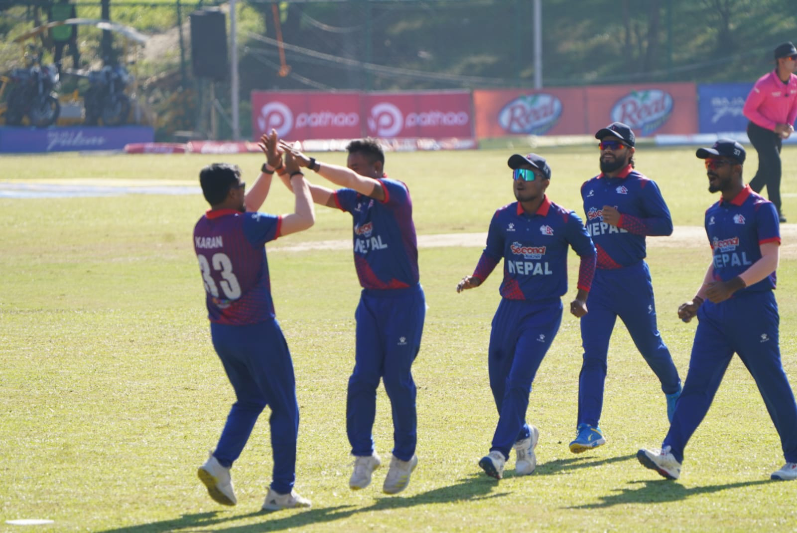 नेपाल ओमनसँग ५ रनले पराजित, सेमिफाइनल यूएईसँग खेल्ने