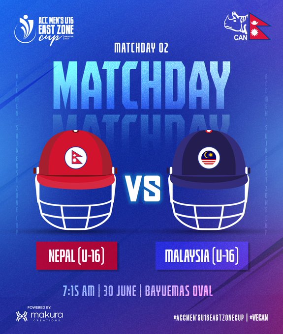 मलेसियालाई नेपालले दियो १८४ रनको लक्ष्य